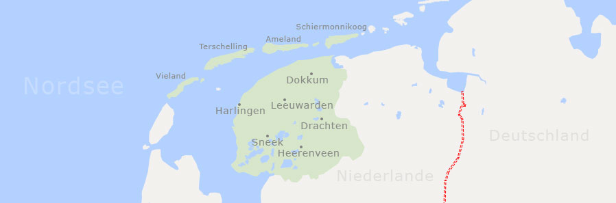 Friesland - Karte